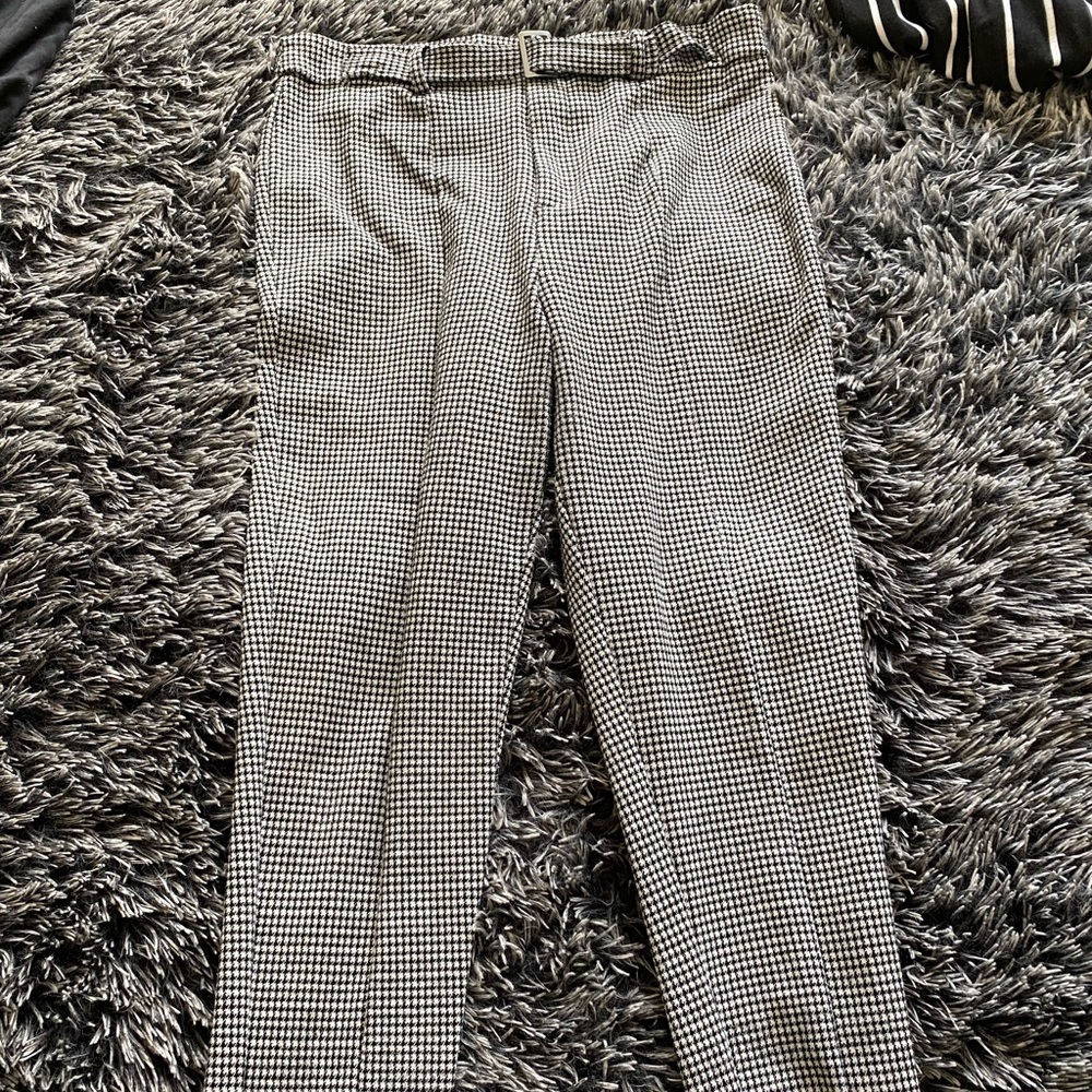 Checkered dress pants